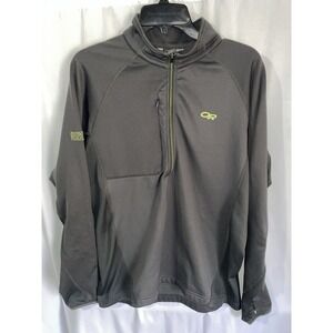 Outdoor Research 1/4 Zip Pullover Mens Large Fleece Lined Radiant Hybrid